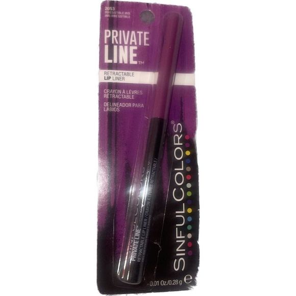 Sinful Colors Private Line Retractable Lip Liner ~ Irresistable Iris #2053 - Picture 2 of 3